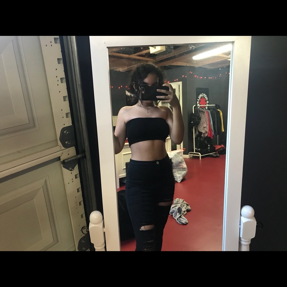 Black Urban Outfitters Tube Top